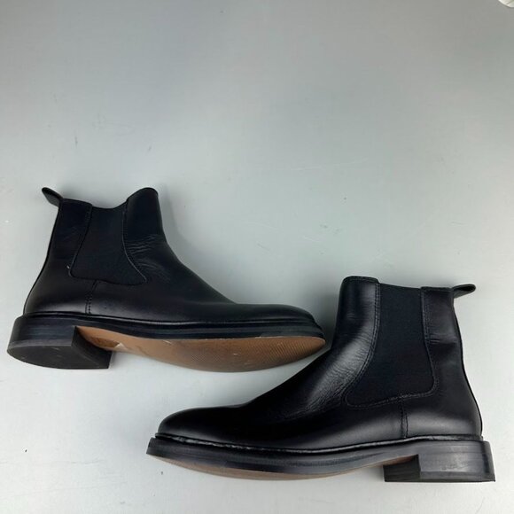 Madewell The Benning Chelsea Boot in True Black Leather - Picture 6 of 9